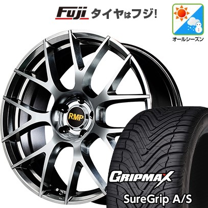 【新品国産車用5穴114.3】 オールシーズンタイヤ ホイール4本セット 225/45R18 グリップマックス シュアグリップ オールシーズン(限定) MID WHEELS MID EXCLUSIVE 027F 7J 18インチ(送料無料)