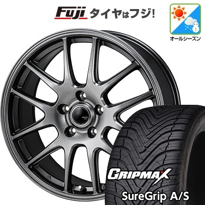 【新品国産車用5穴114.3】 オールシーズンタイヤ ホイール4本セット 235/50R18 グリップマックス シュアグリップ オールシーズン(限定) モンツァ ZACK JP-205 7.5J 18インチ(送料無料)|フジコーポレーション