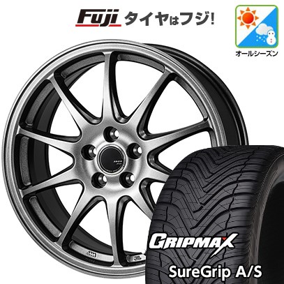 【新品国産車用5穴114.3】 オールシーズンタイヤ ホイール4本セット 215/45R18 グリップマックス シュアグリップ オールシーズン(限定) モンツァ ZACK JP-202 7J 18インチ(送料無料)|フジコーポレーション