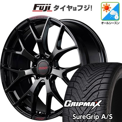 【新品国産車用5穴114.3】 オールシーズンタイヤ ホイール4本セット 225/40R19 グリップマックス シュアグリップ オールシーズン(限定) RAYS レイズ ホムラ 2X7FT SPEC-M 8J 19インチ(送料無料)|フジコーポレーション