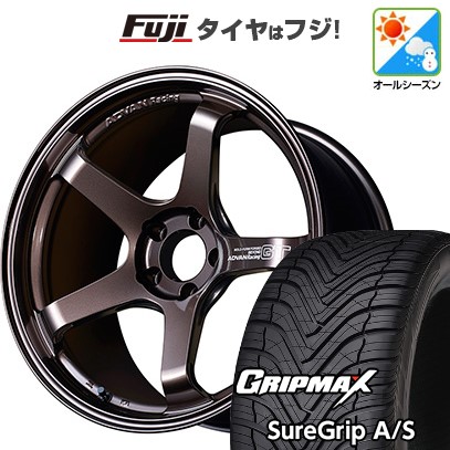 【新品国産車用5穴114.3】 オールシーズンタイヤ ホイール4本セット 235/55R19 グリップマックス シュアグリップ オールシーズン(限定2024年製) ヨコハマ アドバンレーシング GT ビヨンド 8.5J 19インチ(送料無料)