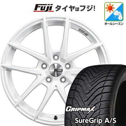 【新品国産車用5穴114.3】 オールシーズンタイヤ ホイール4本セット 215/45R18 グリップマックス シュアグリップ オールシーズン(限定) SSR ライナー タイプ10モノブロック 18インチ(送料無料)