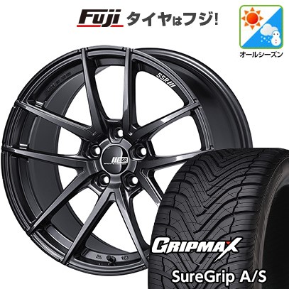 【新品国産車用5穴114.3】 オールシーズンタイヤ ホイール4本セット 215/45R18 グリップマックス シュアグリップ オールシーズン(限定) SSR ライナー タイプ10モノブロック 18インチ(送料無料)