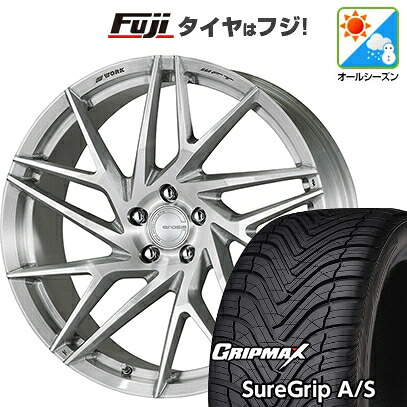 【新品国産車用5穴114.3】 オールシーズンタイヤ ホイール4本セット 245/40R20 グリップマックス シュアグリップ オールシーズン(限定) WORK ワーク グノーシスIS 105【限定】 8.5J 20インチ(送料無料)｜フジコーポレーション