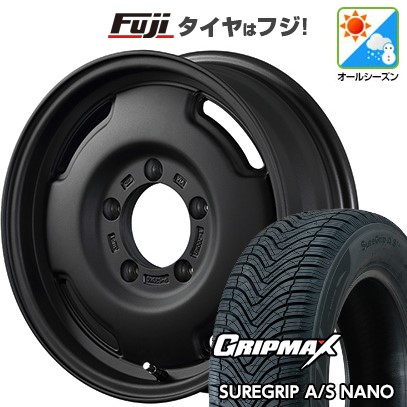【新品】ジムニーシエラ/ジムニーノマド オールシーズンタイヤ ホイール4本セット 195/80R15 グリップマックス シュアグリップ オールシーズン ナノ(限定) アピオ ワイルドボア SR 6J 15インチ(送料無料)｜フジコーポレーション