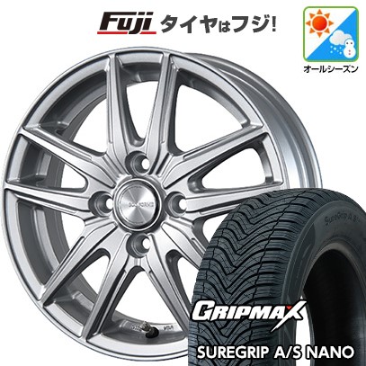 【新品】ライズ/ロッキー（ハイブリッド） オールシーズンタイヤ ホイール4本セット 195/65R16 グリップマックス シュアグリップ オールシーズン ナノ(限定) ブリヂストン エコフォルム SE-20 6J 16インチ(送料無料)
