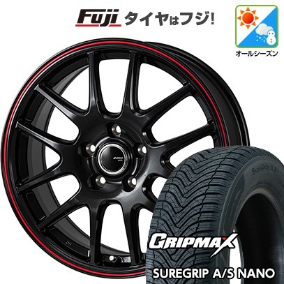 【新品国産車用5穴100】 オールシーズンタイヤ ホイール4本セット 225/60R17 グリップマックス シュアグリップ オールシーズン ナノ(限定) モンツァ JPスタイル ジェファ 7J 17インチ(送料無料)
