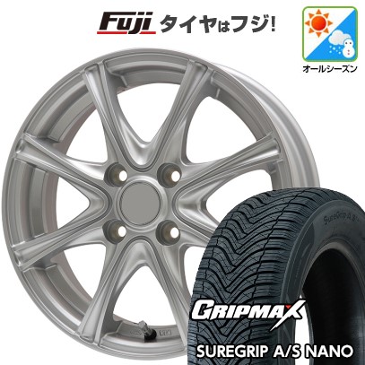 【新品】クロスビー/イグニス オールシーズンタイヤ ホイール4本セット 175/60R16 グリップマックス シュアグリップ オールシーズン ナノ(限定) エルベ エステローザ MZV シルバー 5J 16インチ(送料無料)
