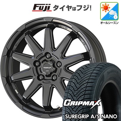 【新品国産車用5穴114.3】 オールシーズンタイヤ ホイール4本セット 225/60R17 グリップマックス シュアグリップ オールシーズン ナノ(限定) 共豊 サーキュラー C10S 7J 17インチ(送料無料)|フジコーポレーション