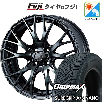 【新品 軽自動車】タフト ソリオ オールシーズンタイヤ ホイール4本セット 165/65R15 グリップマックス シュアグリップ オールシーズン ナノ(限定) WEDS ウェッズスポーツ SA-20R 5J 15インチ(送料無料)｜フジコーポレーション
