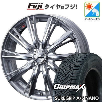 【新品】ライズ/ロッキー（ガソリン） オールシーズンタイヤ ホイール4本セット 195/65R16 グリップマックス シュアグリップ オールシーズン ナノ(限定) WEDS ウェッズ レオニス WX 16インチ(送料無料)｜フジコーポレーション