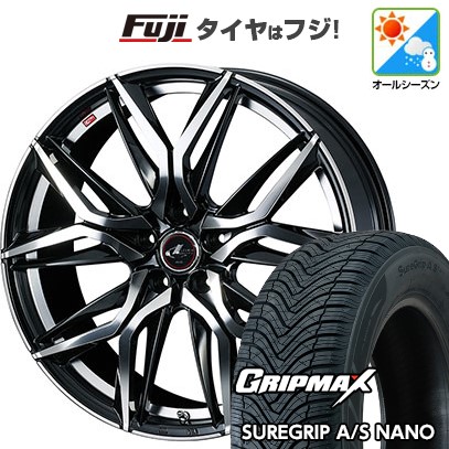 【新品】60系プリウス オールシーズンタイヤ ホイール4本セット 195/60R17 グリップマックス シュアグリップ オールシーズン ナノ(限定) WEDS ウェッズ レオニス LM 7J 17インチ(送料無料)｜フジコーポレーション