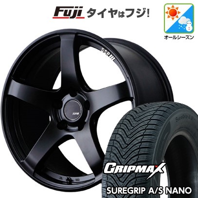 【新品国産車用5穴100】 オールシーズンタイヤ ホイール4本セット 225/60R17 グリップマックス シュアグリップ オールシーズン ナノ(限定) SSR GT GTV01 7J 17インチ(送料無料)