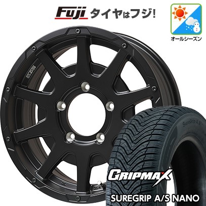 【新品】ジムニー オールシーズンタイヤ ホイール4本セット 175/80R16 グリップマックス シュアグリップ オールシーズン ナノ(限定) OZ SPARCO ダカール【限定】 5.5J 16インチ(送料無料)