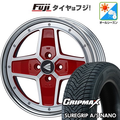 【新品】クロスビー/イグニス オールシーズンタイヤ ホイール4本セット 175/60R16 グリップマックス シュアグリップ オールシーズン ナノ(限定) ENKEI エンケイ Neo Classic アパッチ2 ネオ 6J 16インチ(送料無料)|フジコーポレーション