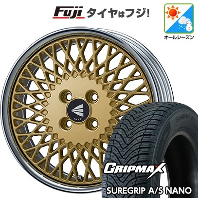 【新品】クロスビー/イグニス オールシーズンタイヤ ホイール4本セット 175/60R16 グリップマックス シュアグリップ オールシーズン ナノ(限定) ENKEI エンケイ Neo Classic メッシュ4 ネオ 6J 16インチ(送料無料)