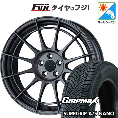 【新品】60系プリウス オールシーズンタイヤ ホイール4本セット 195/60R17 グリップマックス シュアグリップ オールシーズン ナノ(限定) ENKEI エンケイ Racing Revolution NT03 RR 7J 17インチ(送料無料)