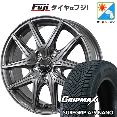 【新品】60系プリウス オールシーズンタイヤ ホイール4本セット 195/60R17 グリップマックス シュアグリップ オールシーズン ナノ(限定) トピー シビラ NEXT F05 7J 17インチ(送料無料)｜フジコーポレーション