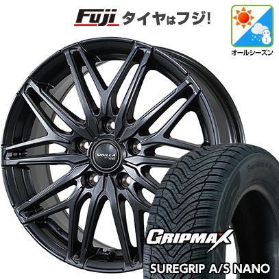 【新品】60系プリウス オールシーズンタイヤ ホイール4本セット 195/60R17 グリップマックス シュアグリップ オールシーズン ナノ(限定) トピー シビラ NEXT W45 7J 17インチ(送料無料)|フジコーポレーション
