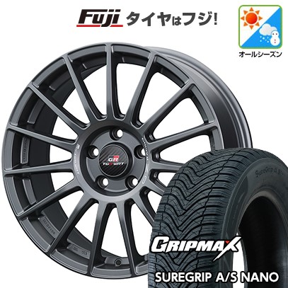 【新品国産車用5穴100】 オールシーズンタイヤ ホイール4本セット 225/60R17 グリップマックス シュアグリップ オールシーズン ナノ(限定) OZ スーパーツーリズモ TGR-WRT 7.5J 17インチ(送料無料)｜フジコーポレーション