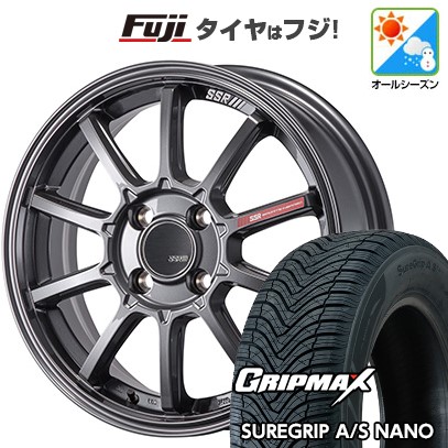 【新品】クロスビー/イグニス オールシーズンタイヤ ホイール4本セット 175/60R16 グリップマックス シュアグリップ オールシーズン ナノ(限定) SSR GT GTV05 6J 16インチ(送料無料)