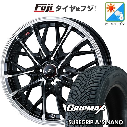 【新品】クロスビー/イグニス オールシーズンタイヤ ホイール4本セット 175/60R16 グリップマックス シュアグリップ オールシーズン ナノ(限定) WEDS ウェッズ レオニス MV 6J 16インチ(送料無料)|フジコーポレーション