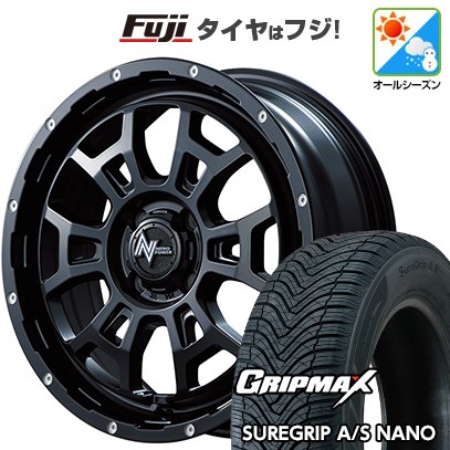 【新品】ライズ/ロッキー（ガソリン） オールシーズンタイヤ ホイール4本セット 195/65R16 グリップマックス シュアグリップ オールシーズン ナノ(限定) MID WHEELS NITRO POWER H6 スラッグ 6J 16インチ(送料無料)｜フジコーポレーション 74,030円