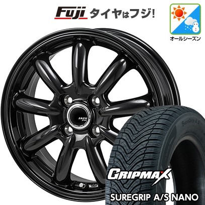 【新品】クロスビー/イグニス オールシーズンタイヤ ホイール4本セット 175/60R16 グリップマックス シュアグリップ オールシーズン ナノ(限定) モンツァ ZACK JP-209 6J 16インチ(送料無料)