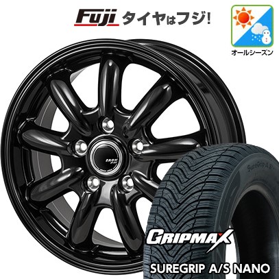 【新品国産車用5穴100】 オールシーズンタイヤ ホイール4本セット 225/60R17 グリップマックス シュアグリップ オールシーズン ナノ(限定) モンツァ ZACK JP-209 7J 17インチ(送料無料)
