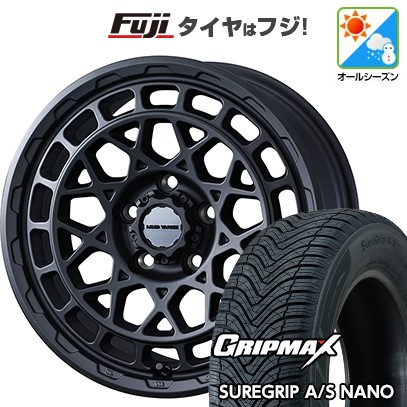 【新品国産車用5穴114.3】 オールシーズンタイヤ ホイール4本セット 225/60R17 グリップマックス シュアグリップ オールシーズン ナノ(限定) WEDS ウェッズアドベンチャー マッドヴァンス X タイプM 7J 17インチ(送料無料)