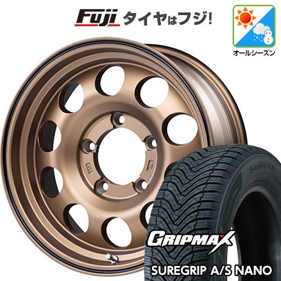 【新品】ジムニー オールシーズンタイヤ ホイール4本セット 175/80R16 グリップマックス シュアグリップ オールシーズン ナノ(限定) プラスライン フィールドコンクエスト 5.5J 16インチ(送料無料) 88,715円
