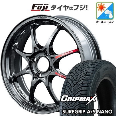 【新品 軽自動車】タフト ソリオ オールシーズンタイヤ ホイール4本セット 165/65R15 グリップマックス シュアグリップ オールシーズン ナノ(限定) RAYS レイズ ボルクレーシング CE28 クラブレーサー2 5J 15インチ(送料無料)|フジコーポレーション