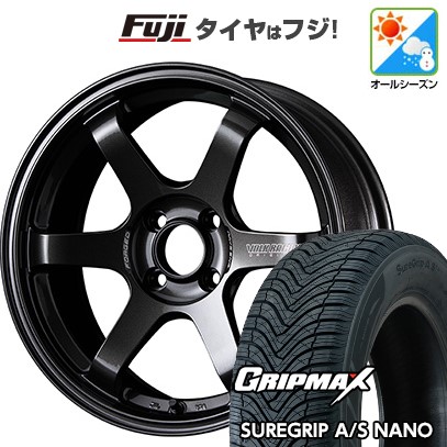 【新品】ライズ/ロッキー（ガソリン） オールシーズンタイヤ ホイール4本セット 195/65R16 グリップマックス シュアグリップ オールシーズン ナノ(限定) RAYS レイズ ボルクレーシング TE37 ソニック 6J 16インチ(送料無料)