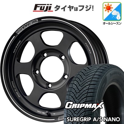 【新品】ジムニー オールシーズンタイヤ ホイール4本セット 175/80R16 グリップマックス シュアグリップ オールシーズン ナノ(限定) RAYS レイズ ボルクレーシング TE37XT FOR J 5.5J 16インチ(送料無料)
