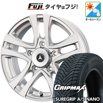【新品】ジムニー オールシーズンタイヤ ホイール4本セット 175/80R16 グリップマックス シュアグリップ オールシーズン ナノ(限定) テクノピア マッドクリフ 5.5J 16インチ(送料無料)