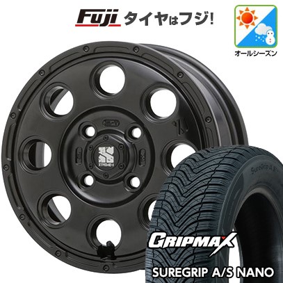 【新品 軽自動車】タフト ソリオ オールシーズンタイヤ ホイール4本セット 165/65R15 グリップマックス シュアグリップ オールシーズン ナノ(限定) MLJ エクストリームJ KK03 4.5J 15インチ(送料無料)|フジコーポレーション