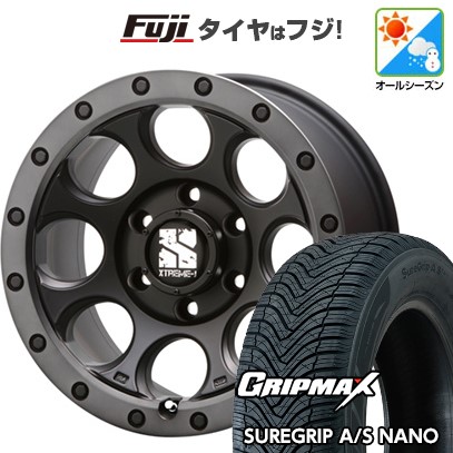 【新品国産車用5穴114.3】 オールシーズンタイヤ ホイール4本セット 225/60R17 グリップマックス シュアグリップ オールシーズン ナノ(限定) MLJ エクストリームJ XJ03 7.5J 17インチ(送料無料)