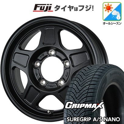 【新品】ジムニー オールシーズンタイヤ ホイール4本セット 175/80R16 グリップマックス シュアグリップ オールシーズン ナノ(限定) トピー ランドフット GWD 数量限定 5.5J 16インチ(送料無料)