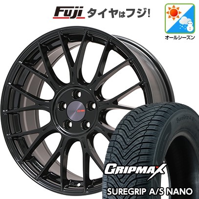 【新品国産車用5穴114.3】 オールシーズンタイヤ ホイール4本セット 225/60R17 グリップマックス シュアグリップ オールシーズン ナノ(限定) ENKEI エンケイ PerformanceLine PFM1 フジオリジナルカラー 7J 17インチ(送料無料)｜フジコーポレーション 100,980円