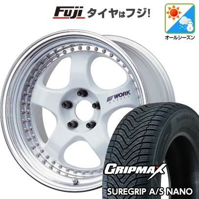 【新品】ライズ/ロッキー（ガソリン） オールシーズンタイヤ ホイール4本セット 195/65R16 グリップマックス シュアグリップ オールシーズン ナノ(限定) WORK ワーク マイスター S1 3P 6.5J 16インチ(送料無料)