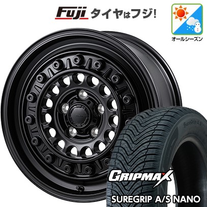 【新品国産車用5穴114.3】 オールシーズンタイヤ ホイール4本セット 225/60R17 グリップマックス シュアグリップ オールシーズン ナノ(限定) モンツァ HI-BLOCK ターマー 7.5J 17インチ(送料無料)｜フジコーポレーション
