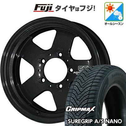 【新品】ジムニー オールシーズンタイヤ ホイール4本セット 175/80R16 グリップマックス シュアグリップ オールシーズン ナノ(限定) ヨコハマ アドバンレーシング GT ヘビーデューティー for JIMNY 5.5J 16インチ(送料無料)|フジコーポレーション