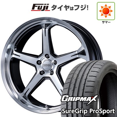 【新品国産車用5穴114.3】 夏タイヤ ホイール4本セット 255/45R20 グリップマックス シュアグリップ PRO SPORT BSW（限定） エムズスピード FORGEDデザイン 888 8.5J 20インチ(送料無料)
