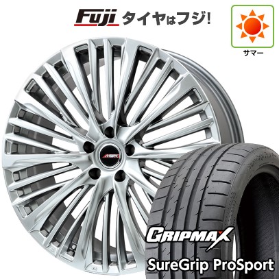 【新品国産車用5穴114.3】 夏タイヤ ホイール4本セット 255/45R20 グリップマックス シュアグリップ PRO SPORT BSW（限定） プレミックス MER-X ハイパーシルバー 8.5J 20インチ(送料無料)
