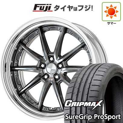 【新品国産車用5穴114.3】 夏タイヤ ホイール4本セット 245/40R21 グリップマックス シュアグリップ PRO SPORT BSW（限定） WORK ワーク ランベック LS10 9J 21インチ(送料無料)