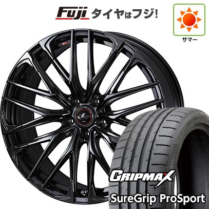 【新品国産車用5穴114.3】 夏タイヤ ホイール4本セット 255/45R20 グリップマックス シュアグリップ PRO SPORT BSW（限定） WEDS ウェッズ レオニス SK 8.5J 20インチ(送料無料)