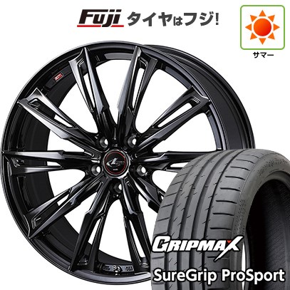 【新品国産車用5穴114.3】 夏タイヤ ホイール4本セット 255/45R20 グリップマックス シュアグリップ PRO SPORT BSW（限定） WEDS ウェッズ レオニス GX 8.5J 20インチ(送料無料)