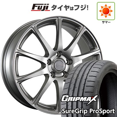 【新品国産車用5穴114.3】 夏タイヤ ホイール4本セット 225/35R19 グリップマックス シュアグリップ PRO SPORT BSW（限定） ブリヂストン エコフォルム SE-23 7.5J 19インチ(送料無料)｜フジコーポレーション