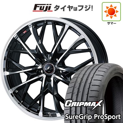 【新品】クラウンスポーツ/クラウンエステート 夏タイヤ ホイール4本セット 235/45R21 グリップマックス シュアグリップ PRO SPORT BSW（限定） WEDS ウェッズ レオニス MV 21インチ(送料無料)｜フジコーポレーション