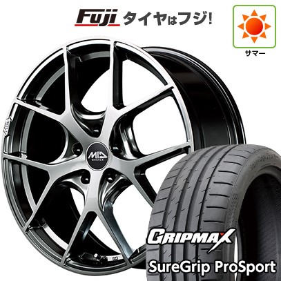 【新品国産車用5穴114.3】 夏タイヤ ホイール4本セット 225/45R18 グリップマックス シュアグリップ PRO SPORT BSW（限定） MID WHEELS MID EXCLUSIVE 025F 7J 18インチ(送料無料)｜フジコーポレーション
